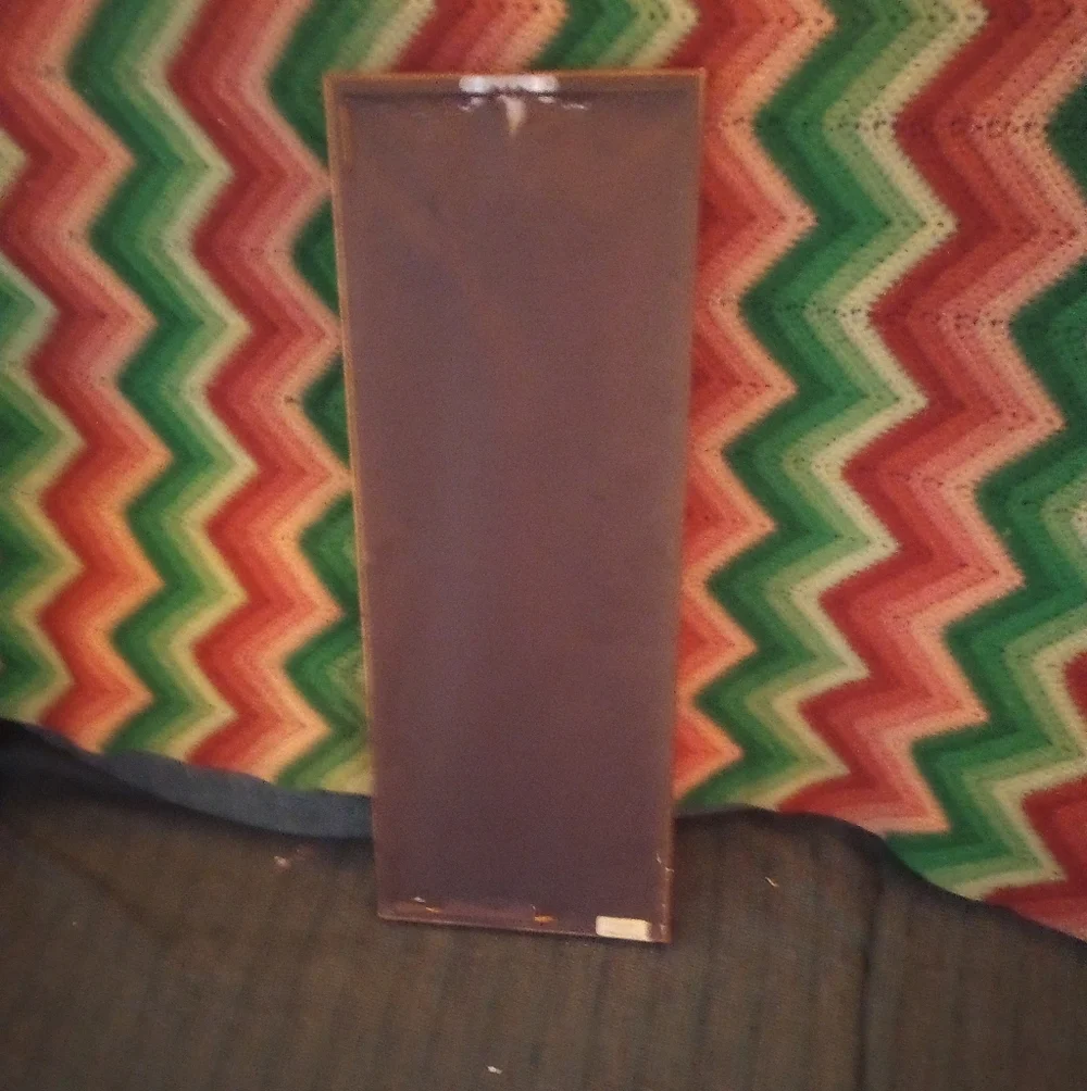 Floral Vintage Wall Mirror with Brown Frame